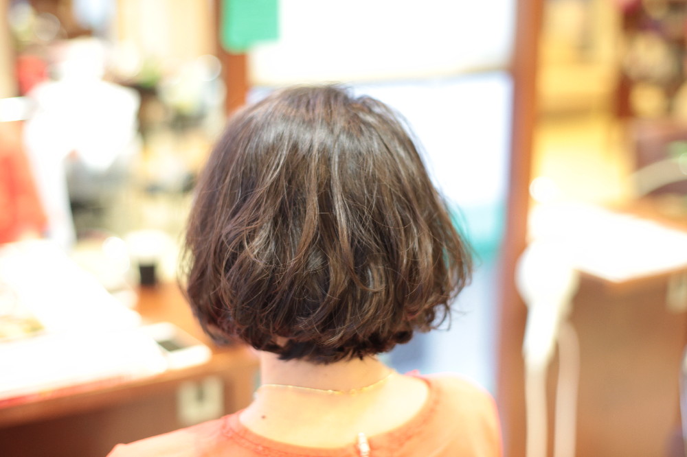 少ない髪でもパーマでボリュームをだす 美容院hair Salon D S ヘアサロンデュース 中井駅店